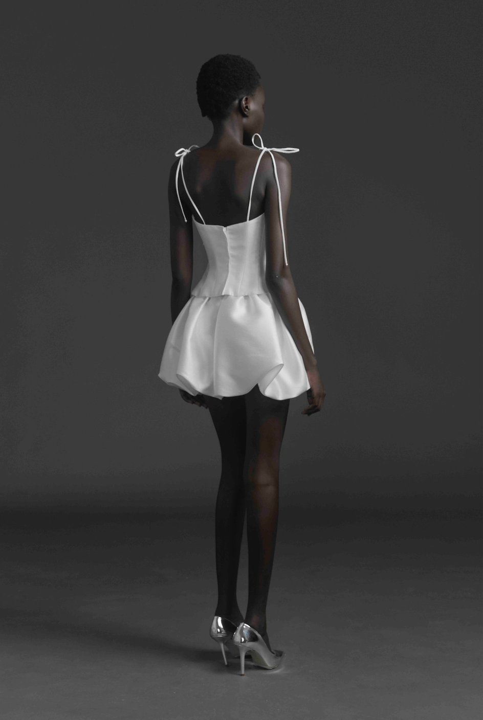 White Ruched Camisole