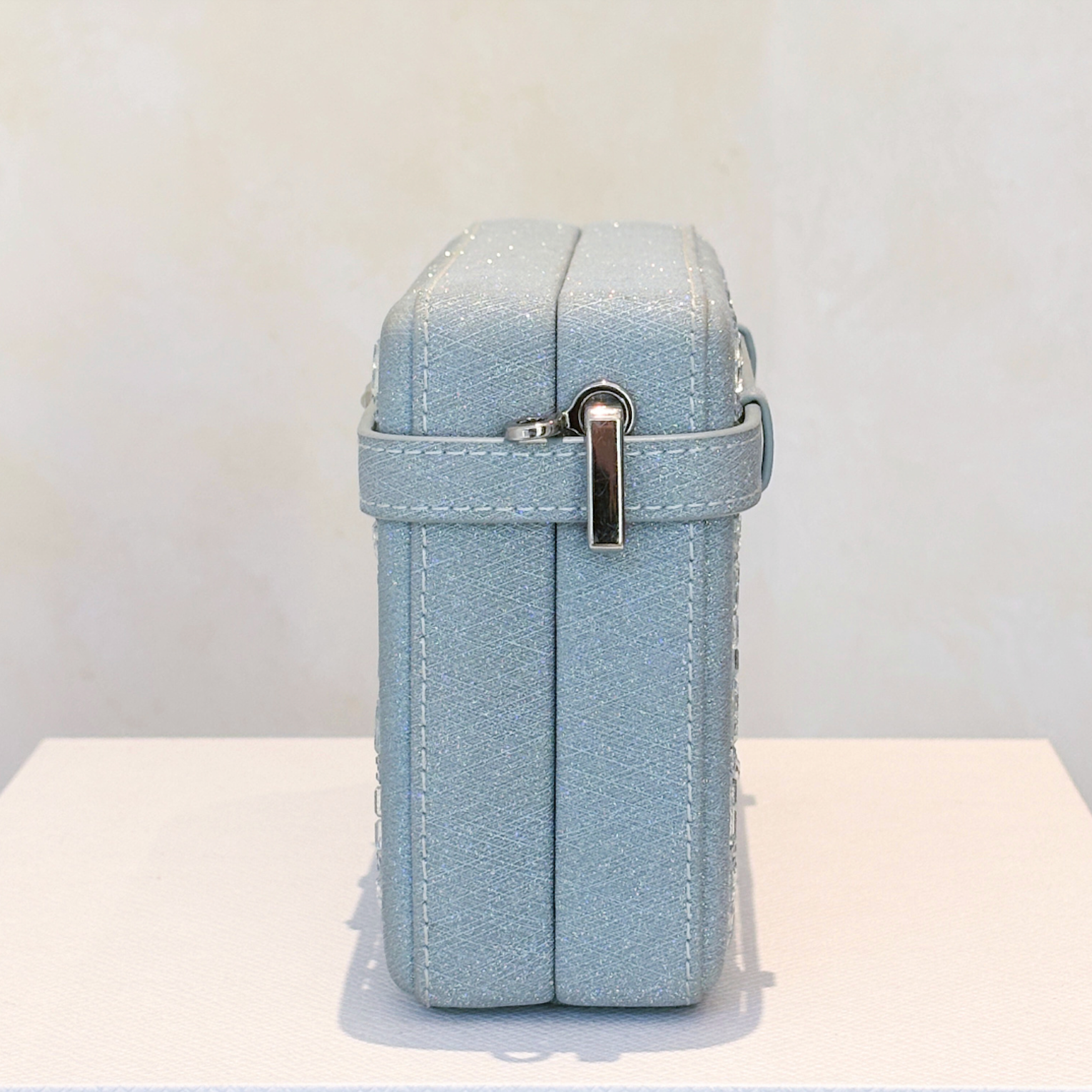 Ice Blue Diamanté Clutch