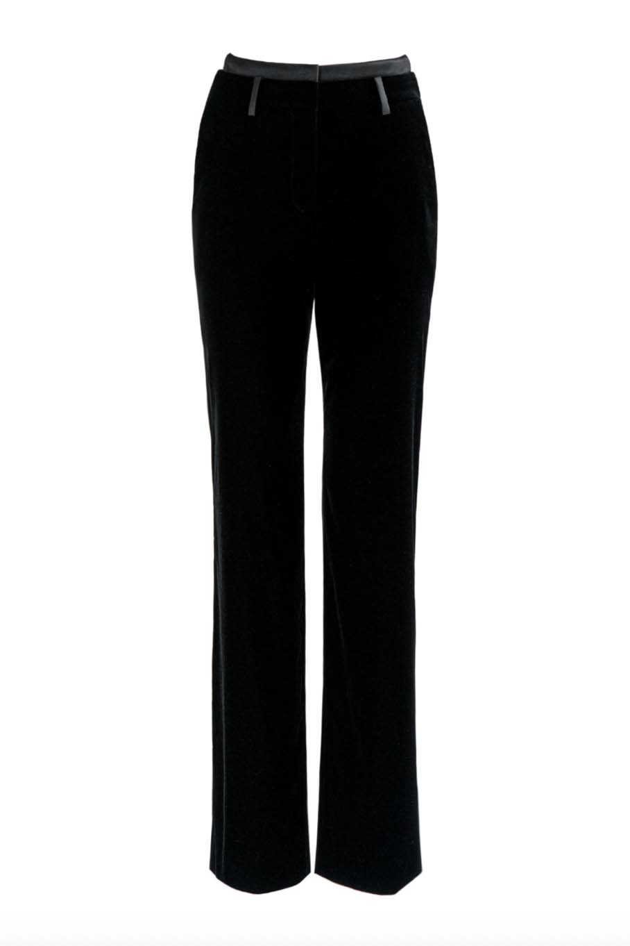 Black Velvet Trousers