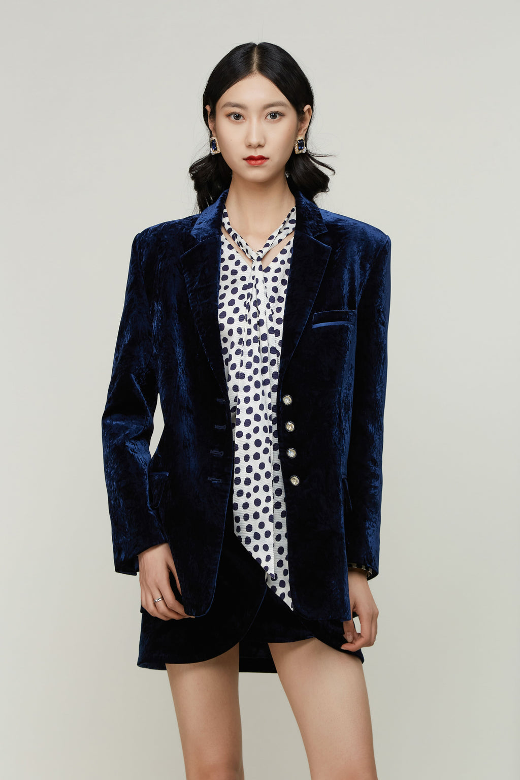 Silk Polka Dot Shirt