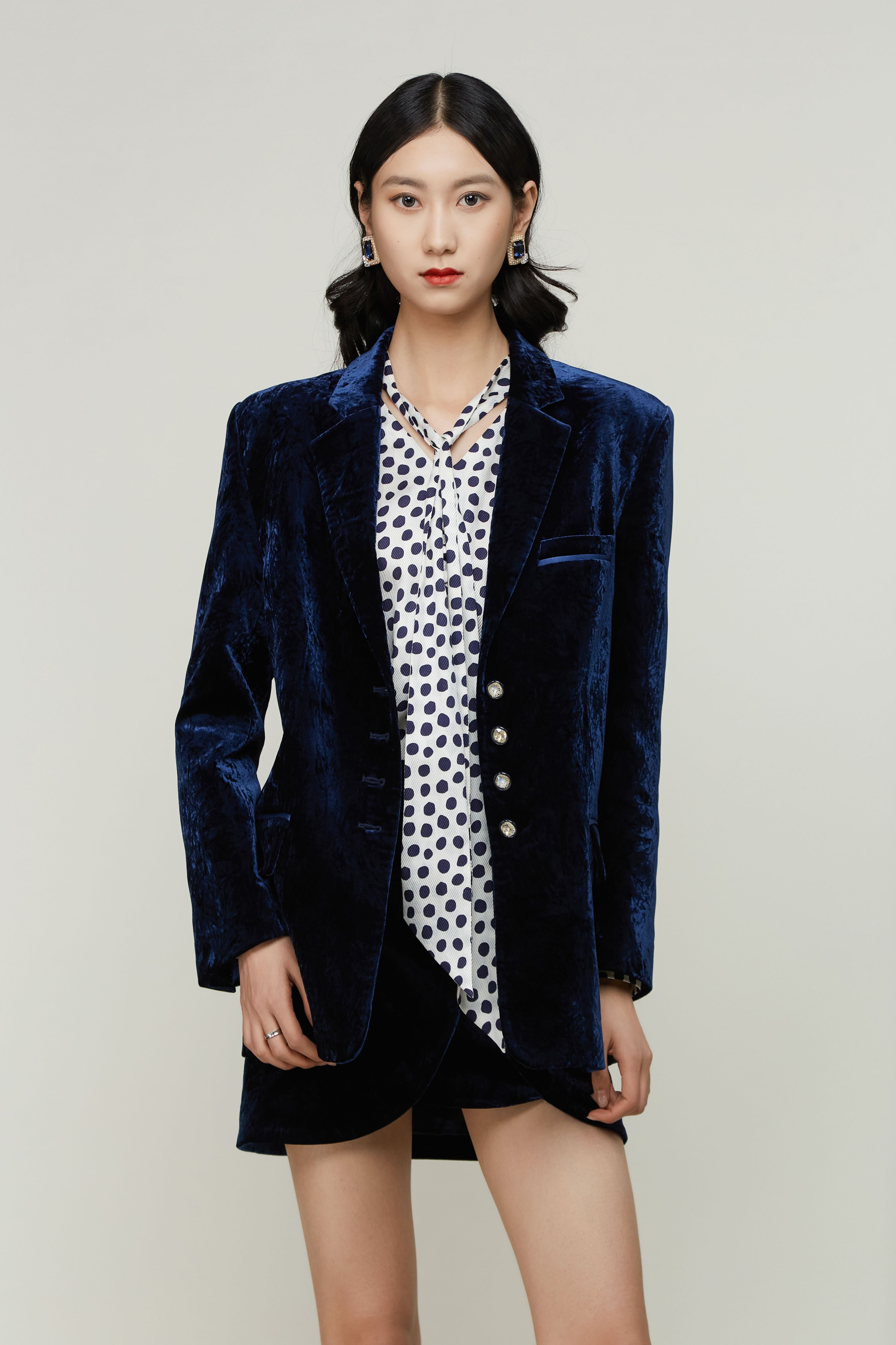 Silk Polka Dot Shirt