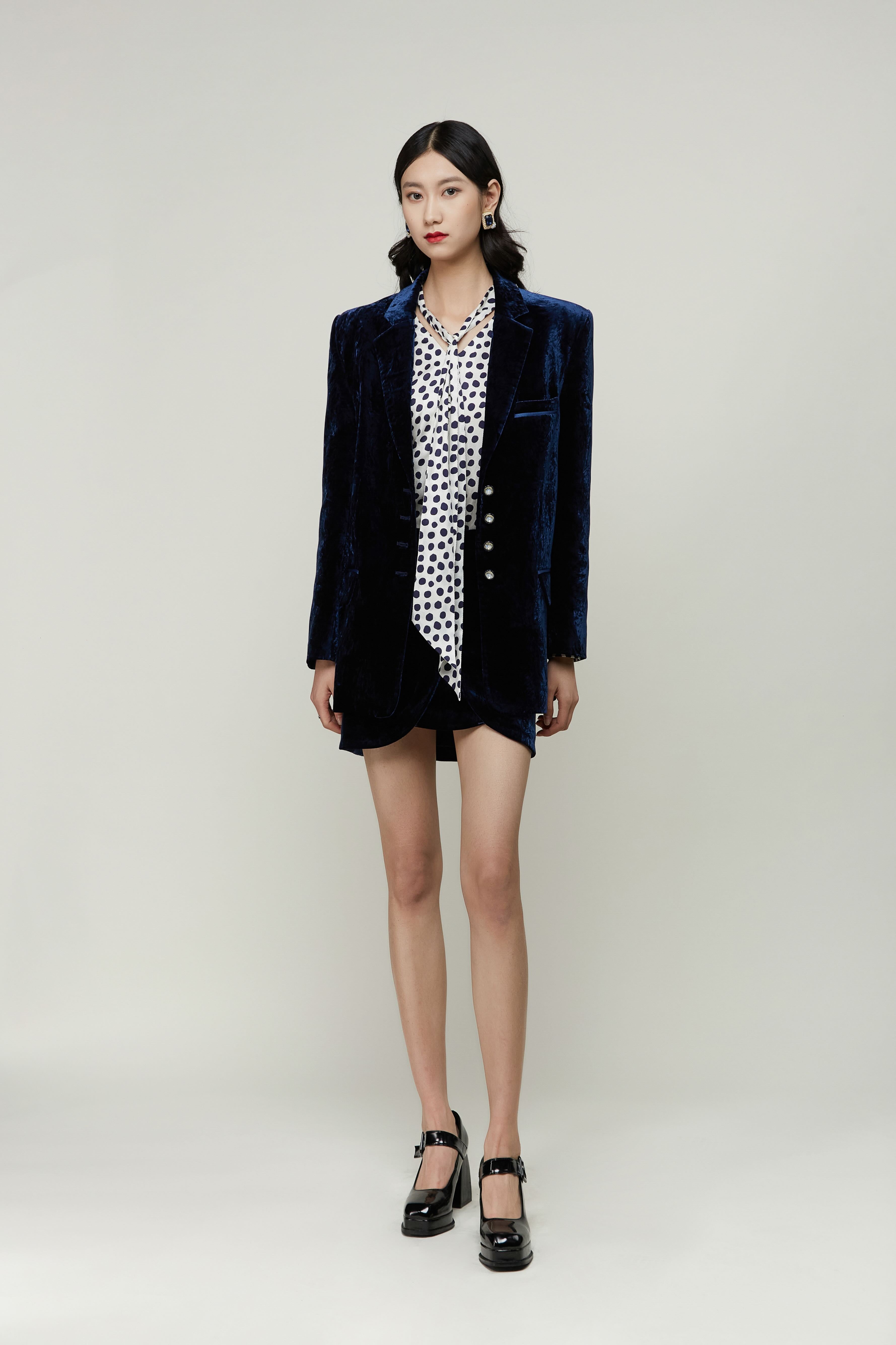 Silk Polka Dot Shirt